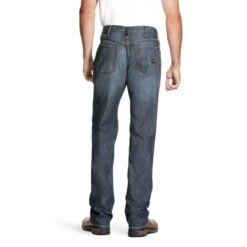Ariat Work FR: Men's FR M4 10023466 Low Rise Stretch DuraLight Boot Cut Jeans 9 Ariat Work FR: Men's FR M4 10023466 Low Rise Stretch DuraLight Boot Cut Jeans -Wrangler Shop 10023466 back