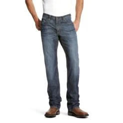 Ariat Work FR: Men's FR M4 10023466 Low Rise Stretch DuraLight Boot Cut Jeans 11 Ariat Work FR: Men's FR M4 10023466 Low Rise Stretch DuraLight Boot Cut Jeans -Wrangler Shop 10023466 front