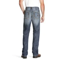 Ariat Work FR: Men's FR 10023467 Bryce M4 Low Rise Stretch DuraLight Boot Cut Jeans 9 Ariat Work FR: Men's FR 10023467 Bryce M4 Low Rise Stretch DuraLight Boot Cut Jeans -Wrangler Shop 10023467 back