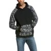 Ariat Work FR Sweatshirts: Men's 10023989 Black Digi FR Durastretch Patriot Hoodie