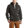 Carhartt Sweatshirts: Men's 100614 306 Peat Rain Defender Zip Front Hooded Sweatshirt -Wrangler Shop 100614 306