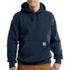 Carhartt Sweatshirts: Men's 100615 472 New Navy Paxton Rain Defender Hooded Sweatshirt 1 Carhartt Sweatshirts: Men's 100615 472 New Navy Paxton Rain Defender Hooded Sweatshirt -Wrangler Shop 100615472