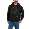 Carhartt Sweatshirts: Men's 105192 BLK Black Loose Fit Midweight Carhartt C Graphic Sweatshirt -Wrangler Shop 105192 blk