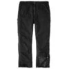 Carhartt Pants: Men's 105471 BLK Black Loose Fit Washed Duck Insulated Pant 1 Carhartt Pants: Men's 105471 BLK Black Loose Fit Washed Duck Insulated Pant -Wrangler Shop 105471 blk mf22 e