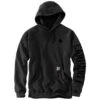 Carhartt Sweatshirts: Men's 105940 BLK Black Loose Fit Rain Defender C Graphic Logo Sweatshirt -Wrangler Shop 105940 blk mf23 e