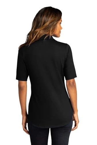 Port Authority Shirts: Women's LK682 BLK Black City Stretch Top 6 Port Authority Shirts: Women's LK682 BLK Black City Stretch Top - Image 4