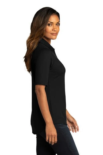 Port Authority Shirts: Women's LK682 BLK Black City Stretch Top 5 Port Authority Shirts: Women's LK682 BLK Black City Stretch Top - Image 3