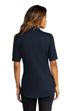 Port Authority Shirts: Women's LK682 RBN River Blue Navy City Stretch Top 9 Port Authority Shirts: Women's LK682 RBN River Blue Navy City Stretch Top -Wrangler Shop 10863 riverblnv 2 lk682riverblnvmodelback 337w