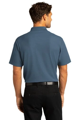Port Authority Shirts: Men's K810 RBLU Regatta Blue SuperPro React Polo Shirt 6 Port Authority Shirts: Men's K810 RBLU Regatta Blue SuperPro React Polo Shirt - Image 4
