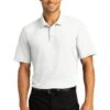 Port Authority Shirts: Men's K810 WHT White SuperPro React Polo Shirt -Wrangler Shop 10871 white 1 k810whitemodelfront 337w