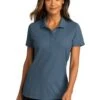 Port Authority Shirts: Women's LK810 RBLU Regatta Blue SuperPro React Polo Shirt -Wrangler Shop 10874 rgttablue 1 lk810rgttabluemodelfront 337w