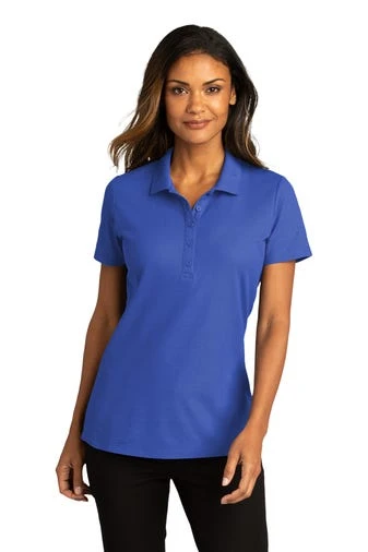 Port Authority Shirts: Women's LK810 TRYL True Royal SuperPro React Polo Shirt 3 Port Authority Shirts: Women's LK810 TRYL True Royal SuperPro React Polo Shirt