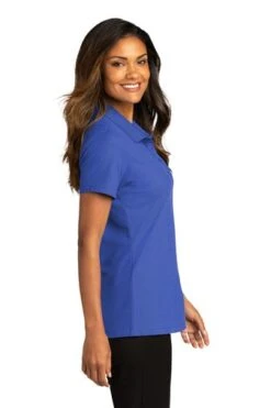 Port Authority Shirts: Women's LK810 TRYL True Royal SuperPro React Polo Shirt 8 Port Authority Shirts: Women's LK810 TRYL True Royal SuperPro React Polo Shirt -Wrangler Shop 10874 trueroyal 3 lk810trueroyalmodelside 337w