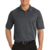 Port Authority Shirts: Men's K525 IGY Iron Grey Dry Zone Ottoman Polo -Wrangler Shop 1313 irongrey 1 k525irongreymodelfront2 337w