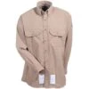 Bulwark Shirts: Men's SMU2 KH Flame-Resistant Khaki Work Shirt -Wrangler Shop 1 5
