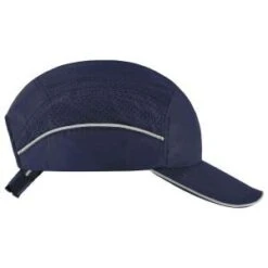 Ergodyne Caps: Men's 8965 Navy Skullerz Long Brim W/ LED Lighting Bump Cap -Wrangler Shop 23339 8955 lightweight bump cap with led light navy long profile