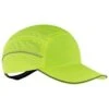 Ergodyne Caps: Men's 8955 Lime Skullerz Lightweight Long Brim Bump Cap -Wrangler Shop 23352 8955 lightweight bump cap lime long 3q 1