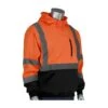 PIP Sweatshirts: Men's 323 1350B OR Hi-Vis Orange ANSI Type R Class 3 Hooded Pullover Sweatshirt -Wrangler Shop 323 1350b or mf