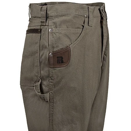 Wrangler Riggs Jeans: Men's Bark Brown 3W020 BR Cotton Ripstop Carpenter Jeans 3 Wrangler Riggs Jeans: Men's Bark Brown 3W020 BR Cotton Ripstop Carpenter Jeans