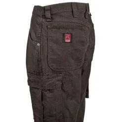 Wrangler Riggs Pants: Men's Dark Brown 3W060 DB Ripstop Ranger Pants -Wrangler Shop 3w060db wranglerl 01