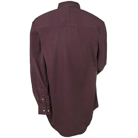 Wrangler Riggs Shirts: Men's Burgundy 3W501 BG Long Sleeve Cotton Twill Shirt 5 Wrangler Riggs Shirts: Men's Burgundy 3W501 BG Long Sleeve Cotton Twill Shirt - Image 3