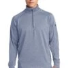 Sport-Tek Sweatshirts: Men's F247 GRY Grey Heather Tech Fleece 1/4-Zip Pullover