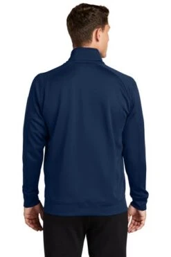 Sport-Tek Sweatshirts: Men's F247 NVY True Navy Tech Fleece 1/4-Zip Pullover 9 Sport-Tek Sweatshirts: Men's F247 NVY True Navy Tech Fleece 1/4-Zip Pullover -Wrangler Shop 4718 truenavy 2 f247truenavymodelback1 337w