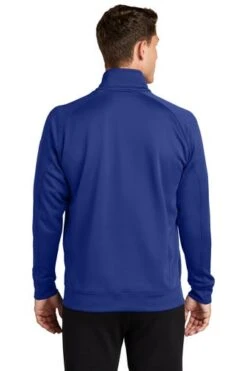 Sport-Tek Sweatshirts: Men's F247 RYL True Royal Tech Fleece 1/4-Zip Pullover 8 Sport-Tek Sweatshirts: Men's F247 RYL True Royal Tech Fleece 1/4-Zip Pullover -Wrangler Shop 4718 trueroyal 2 f247trueroyalmodelback1 337w