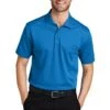 Port Authority Shirts: Men's K527 VB Vivid Blue Tech Pique Polo -Wrangler Shop 4724 vividblue 1 k527vividbluemodelfront1 1200w