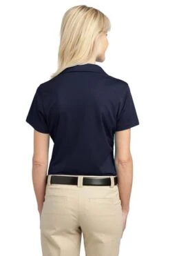Port Authority Shirts: Women's L527 DNY Dark Navy Tech Pique Polo -Wrangler Shop 4725 darknavy 2 l527darknavymodelback 337w