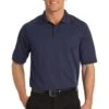 Port Authority Shirts: Men's TLK525 NVY Navy Tall Dry Zone Ottoman Polo -Wrangler Shop 5622 navy 1 tlk525navymodelfront2 337w