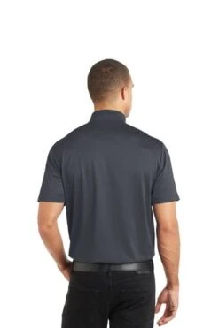 Port Authority Shirts: Men's K569 GPH Graphite Diamond Jacquard Polo -Wrangler Shop 6589 graphite 2 k569graphitemodelback 337w