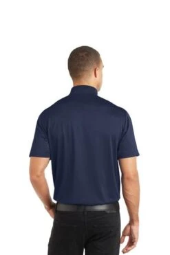 Port Authority Shirts: Men's K569 TN True Navy Diamond Jacquard Polo -Wrangler Shop 6589 truenavy 2 k569truenavymodelback 337w