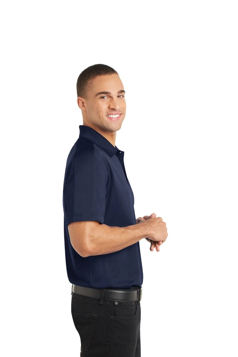 Port Authority Shirts: Men's K569 TB True Blue Diamond Jacquard Polo 5 Port Authority Shirts: Men's K569 TB True Blue Diamond Jacquard Polo - Image 3