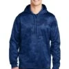 Sport-Teck Sweatshirts: Men's ST240 TR True Royal Sport-Wick CamoHex Fleece Hooded Pullover -Wrangler Shop 6647 trueroyal 1 st240trueroyalmodelfront1 1200w