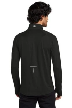 Ogio Shirts: Men's OE335 BLK Black Endurance Nexus 1/4-Zip Pullover 7 Ogio Shirts: Men's OE335 BLK Black Endurance Nexus 1/4-Zip Pullover -Wrangler Shop 6671 blacktop 2 oe335blacktopmodelback2 337w