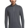 Ogio Shirts: Men's OE335 GGY Gear Grey Endurance Nexus 1/4-Zip Pullover -Wrangler Shop 6671 geargrey 1 oe335geargreymodelfront2 337w