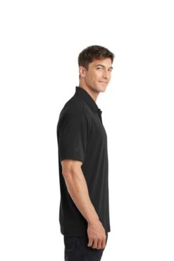 Port Authority Shirts: Men's K568 BLK Black Cotton Touch Performance Polo 8 Port Authority Shirts: Men's K568 BLK Black Cotton Touch Performance Polo -Wrangler Shop 6673 black 3 k568blackmodelside 337w