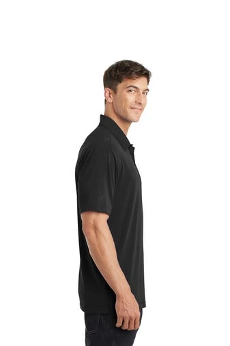 Port Authority Shirts: Men's K568 BLK Black Cotton Touch Performance Polo 5 Port Authority Shirts: Men's K568 BLK Black Cotton Touch Performance Polo - Image 3
