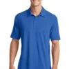 Port Authority Shirts: Men's K568 SB Strong Blue Cotton Touch Performance Polo -Wrangler Shop 6673 strongblue 1 k568strongbluemodelfront 1200w