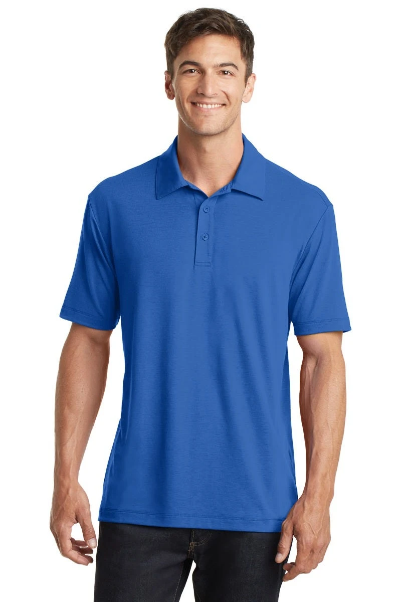 Port Authority Shirts: Men's K568 SB Strong Blue Cotton Touch Performance Polo 3 Port Authority Shirts: Men's K568 SB Strong Blue Cotton Touch Performance Polo