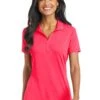 Port Authority Shirts: Women's L568 HC Hot Coral Ladies Cotton Touch Performance Polo 2 Port Authority Shirts: Women's L568 HC Hot Coral Ladies Cotton Touch Performance Polo -Wrangler Shop 6674 hotcoral 1 l568hotcoralmodelfront 1200w