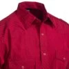 Wrangler Shirts: Men's Wine 75740 WN Sport Western Dobby Stripe Long Sleeve Shirt 2 Wrangler Shirts: Men's Wine 75740 WN Sport Western Dobby Stripe Long Sleeve Shirt -Wrangler Shop 75740wn 2