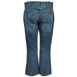Wrangler Jeans: Men's Retro 77MWZ RW Slim Fit Boot Cut River Wash Jeans -Wrangler Shop 77mwzrw wranglerb 01
