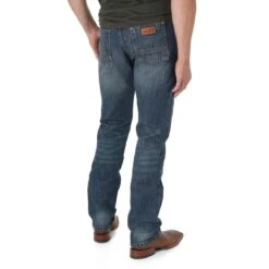 Wrangler Jeans: Men's 88MWZDK Dark Knight Wrangler Retro Slim Straight Jean -Wrangler Shop 88mwzdk bb01 swbb prd