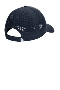 New Era Hats: Men's NE406 DN Deep Navy Perforated Performance Cap -Wrangler Shop 9489 deepnavy 3 ne406deepnavyflatback2 337w