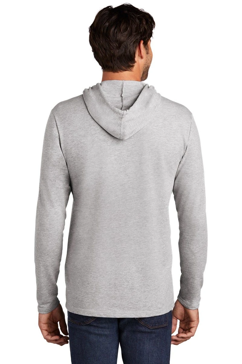 District Sweatshirts: Men's DT571 LHG Light Heather Grey Featherweight French Terry Hoodie 5 District Sweatshirts: Men's DT571 LHG Light Heather Grey Featherweight French Terry Hoodie - Image 3