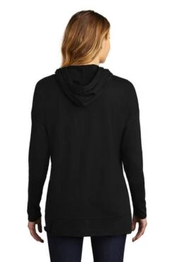 District Sweatshirts: Women's DT671 BLK Black Featherweight French Terry Hoodie 9 District Sweatshirts: Women's DT671 BLK Black Featherweight French Terry Hoodie -Wrangler Shop 9748 black 2 dt671blackmodelback 337w
