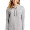 District Sweatshirts: Women's DT671 LHG Light Heather Grey Featherweight French Terry Hoodie 1 District Sweatshirts: Women's DT671 LHG Light Heather Grey Featherweight French Terry Hoodie -Wrangler Shop 9748 lighththrgry 1 dt671lighththrgrymodelfront 1200w