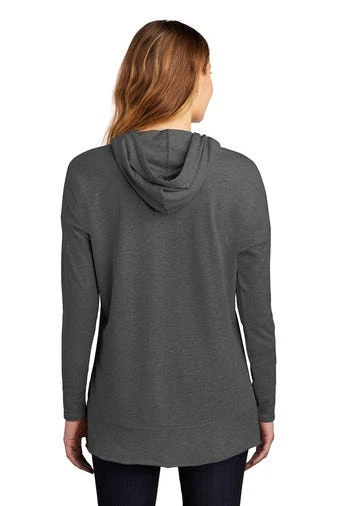 District Sweatshirts: Women's DT671 WC Washed Coal Featherweight French Terry Hoodie 6 District Sweatshirts: Women's DT671 WC Washed Coal Featherweight French Terry Hoodie - Image 4